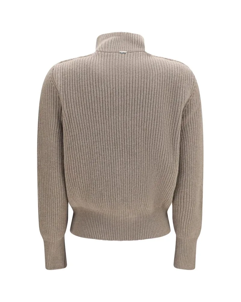 Herno Women's Beige Wool Oves Aries Cardigan Clothing Beige