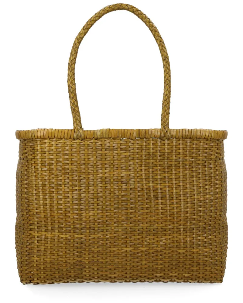Dragon Diffusion B Weave Shoulder Bag — Green Green