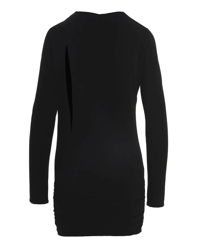 Versace Cut-Out Jersey Dress — Black Black