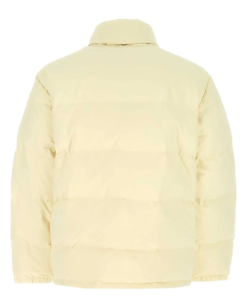 Jil Sander Men's Quilted Polyester Down Jacket Cream Cream