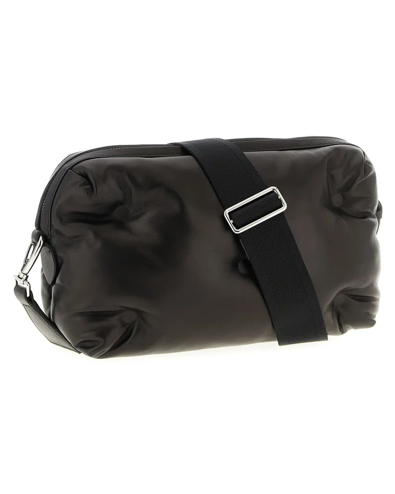 Maison Margiela Men's Black Lambskin Crossbody Bag Black
