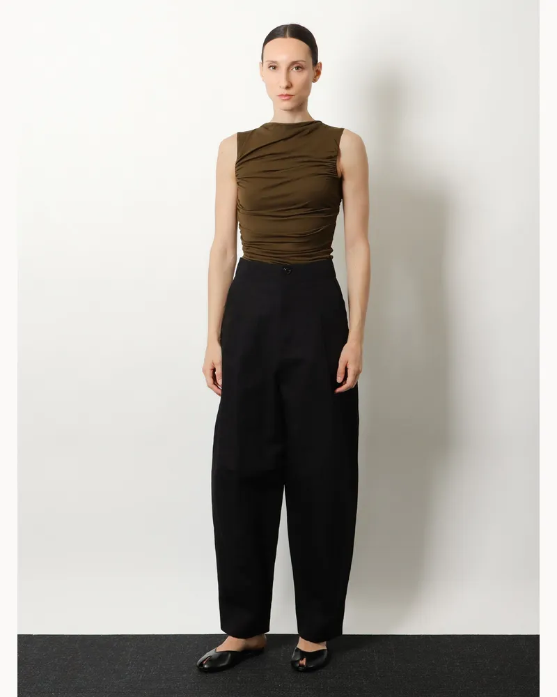 Soeur Women's Trousers Daley Organic Cotton-Linen Black Cotton/linen Black