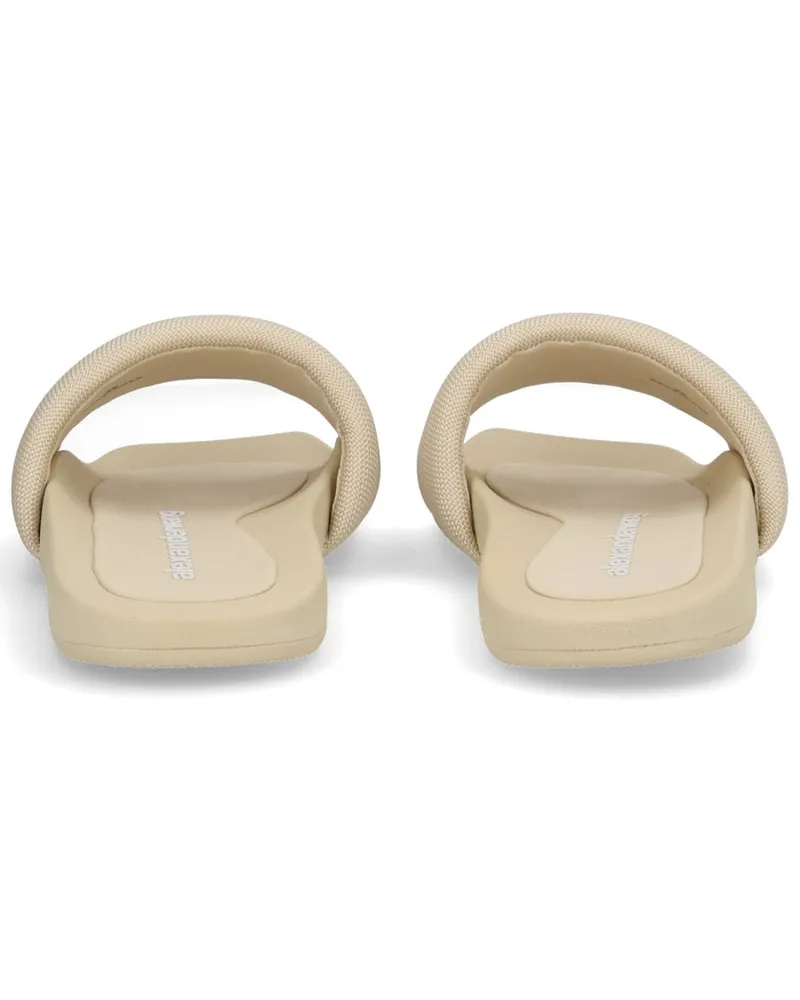Alexander Wang Polyamide Slip-On Slipper — Beige 