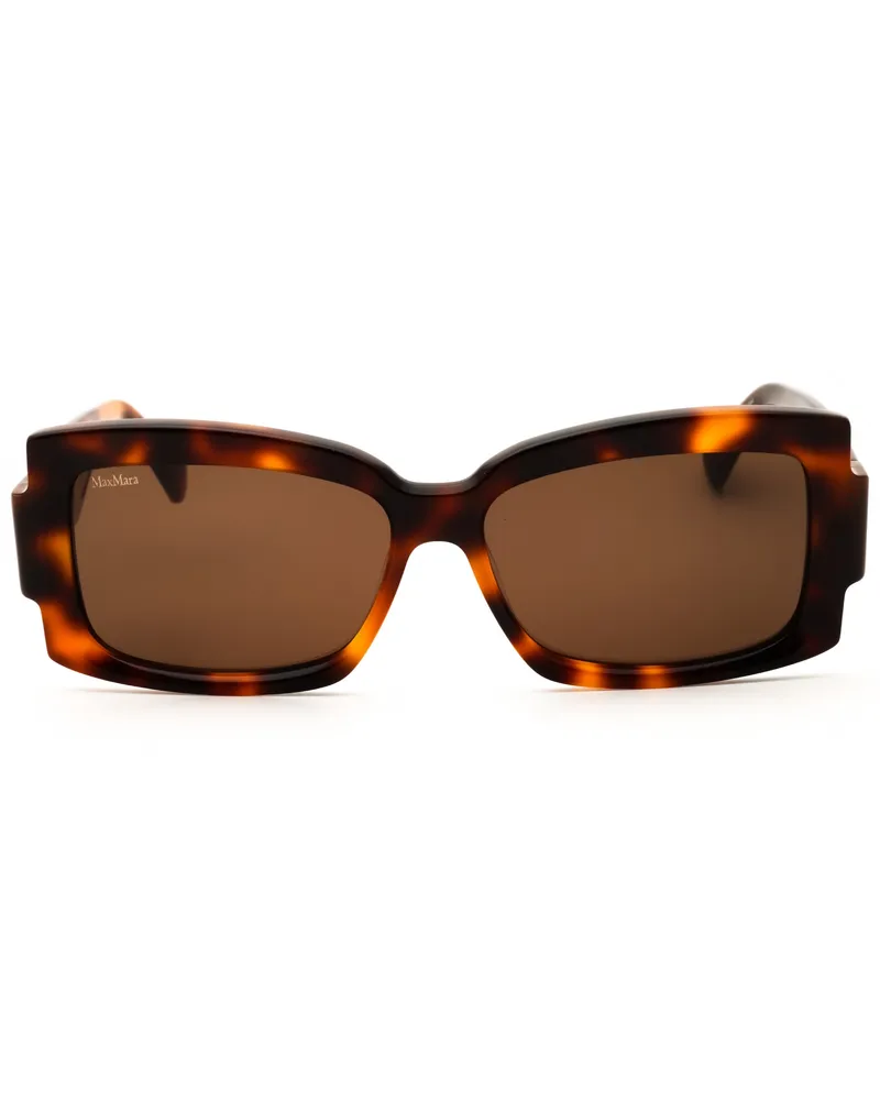Max Mara Women's Mm0140 Sunglasses Brown Brown