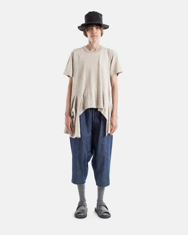 Comme des Garçons Women Blue Wide-Leg Trousers Blue
