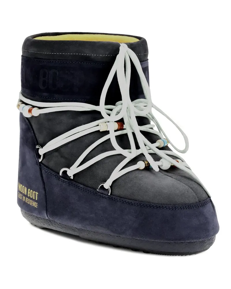 Moon Boot Women's X Guest Residence Icon Low Midnight-Grey Midnight/grey Navy
