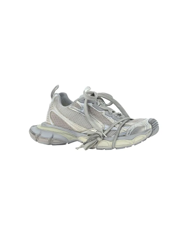 Balenciaga Men's Gray Polyethylene Chunky Sneakers Gray