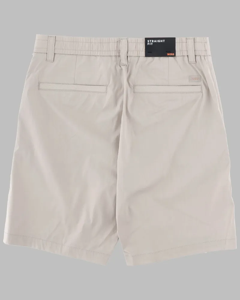 HUGO BOSS Cotton Blend Drawstring Shorts — Gray Gray