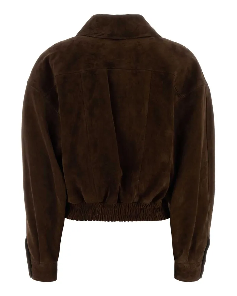 Saint Laurent Boxy Jacket Ebene