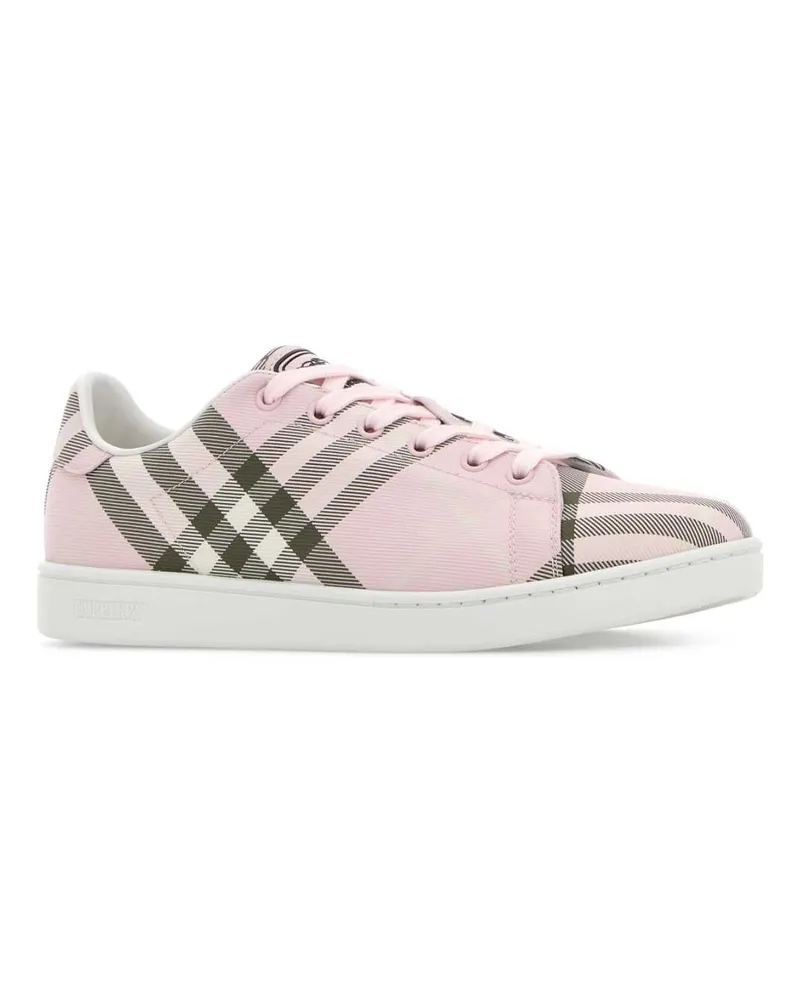 Burberry 8123304 A5961 Mallowpinkipcheck Sneaker Pink