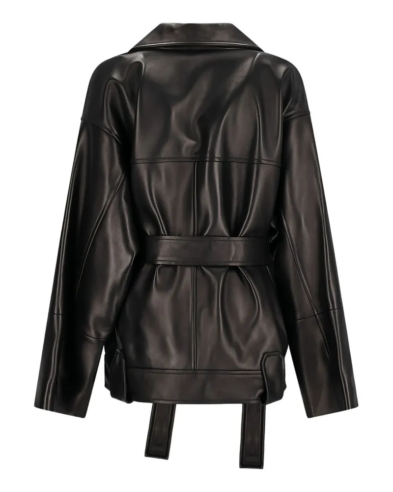 KHAITE Women Jacket Alder Black Lambskin Black