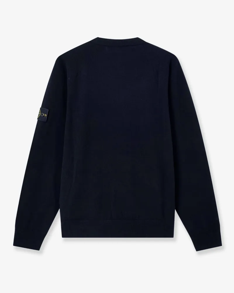 Stone Island Men's Sweater Virgin Wool-Blend Black Black