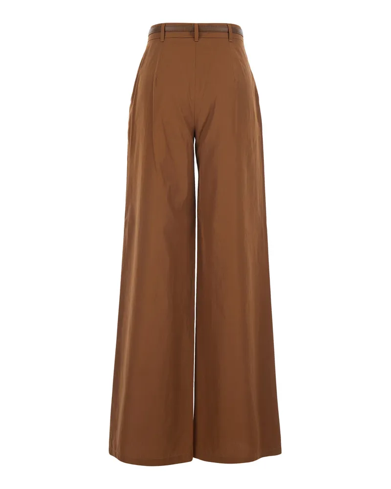 Max Mara Farea Trousers — Brown Brown