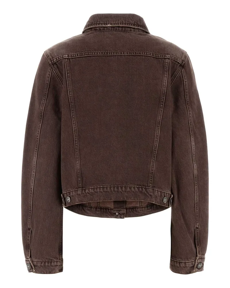 Our Legacy W2265rc Ovechomel Overdyed Choco Melon Exterior: Cotton Giubbini Jacket Brown