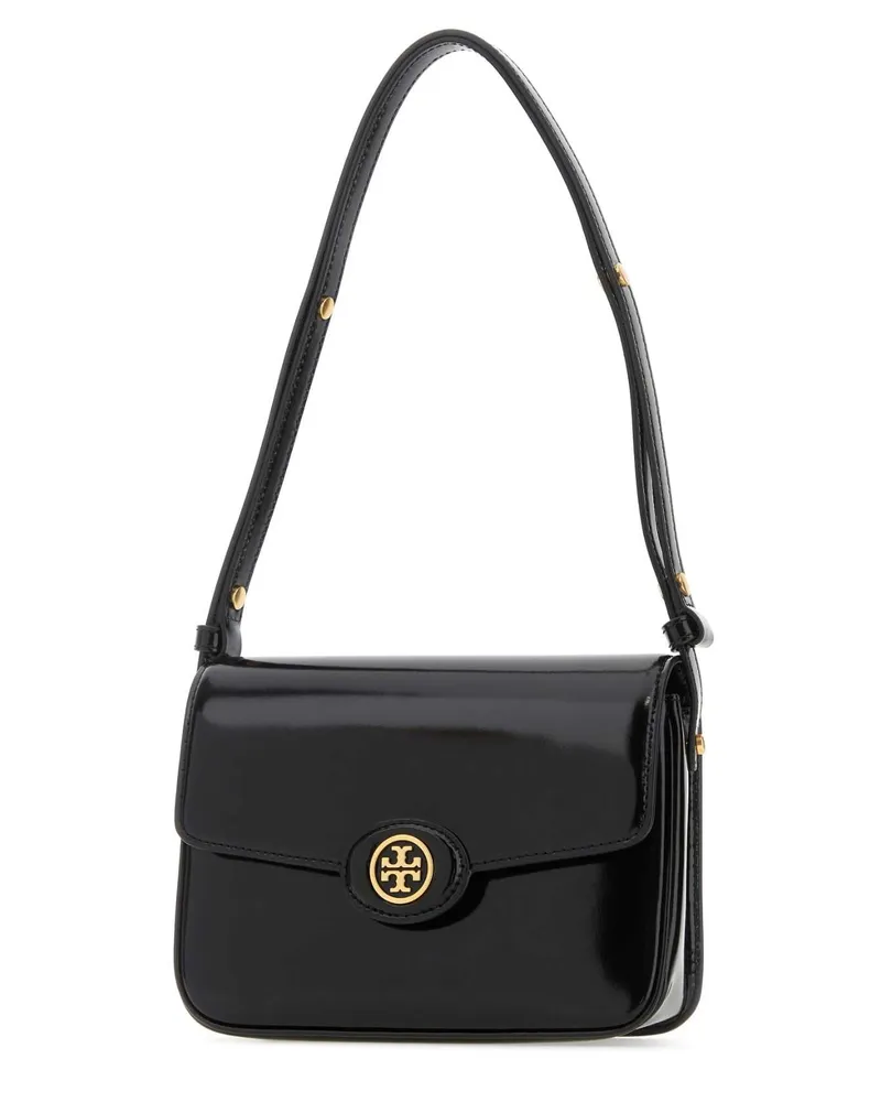 Tory Burch Women's Black Leather Robinson Shoulder Bag 001 Borse A Mano Black