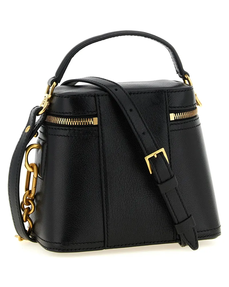 Balmain Pulse Vanity Top Handle Bag — Black Black
