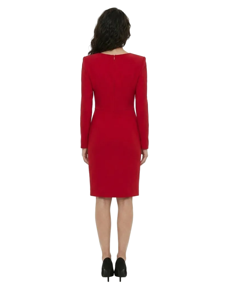 Dolce & Gabbana Women's Red Cotton Cocktail Dress Red