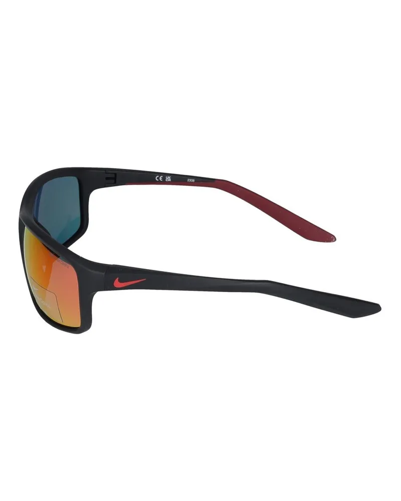 Nike Unisex Sunglasses  Adrenaline 22 M Dv2155 010 Matte Black-Red Mirror 15-130 Injected Black