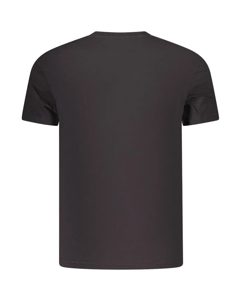 Tommy Hilfiger Logo-Print Cotton T-Shirt — Black Black
