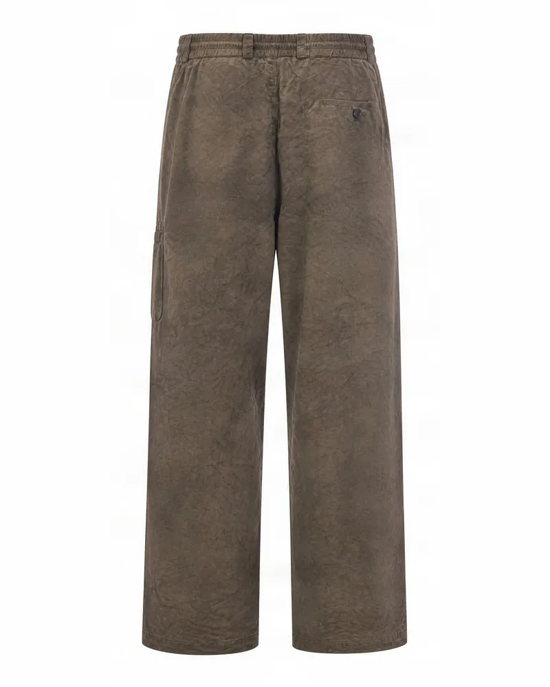 C.P. Company Straight-Leg Utility Cargo Pants — Brown Brown