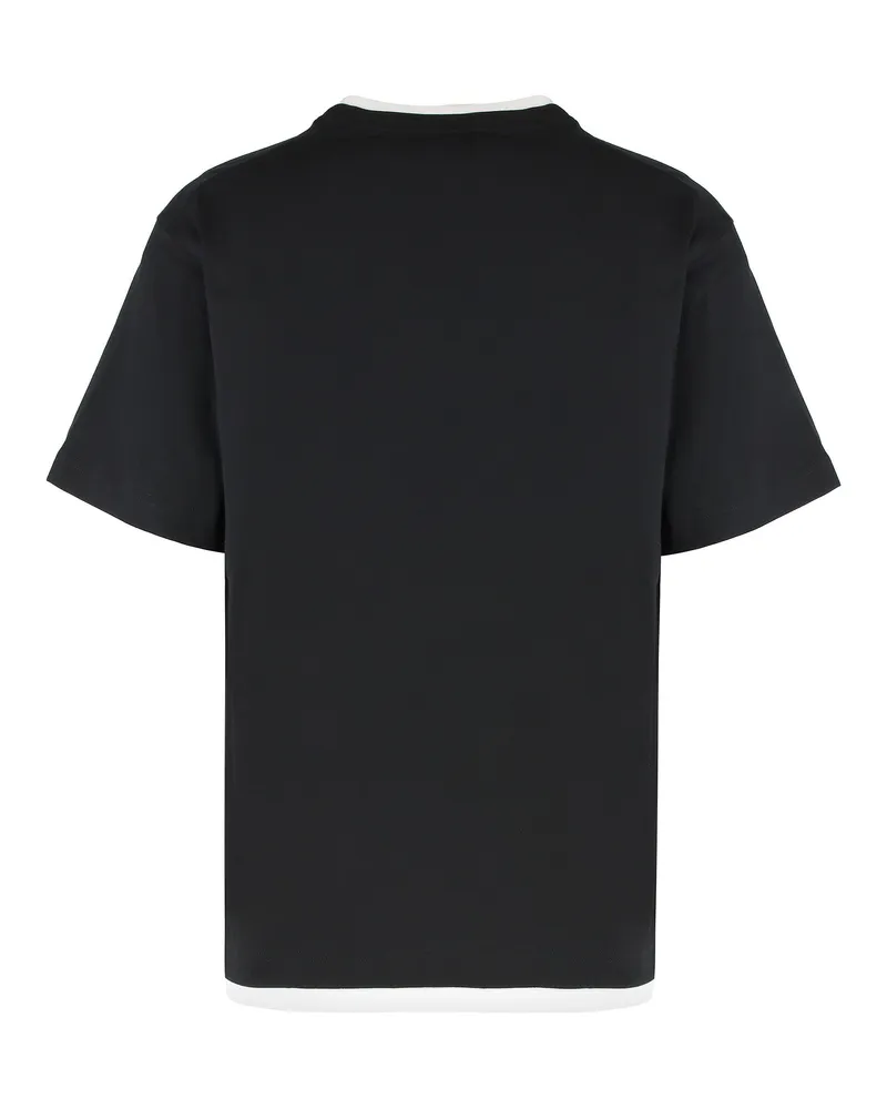 Dolce & Gabbana Men's Cotton Crew-Neck T-Shirt Black T-Shirts And Polos Black