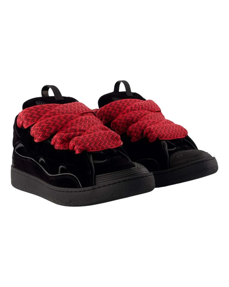 Lanvin Curb Sneakers — Black Black