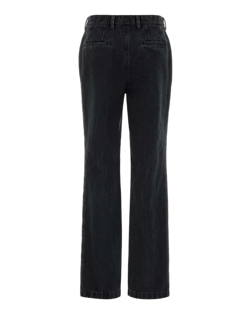 Rier Women's Black Denim Jeans Anthracite Exterior: Cotton Black