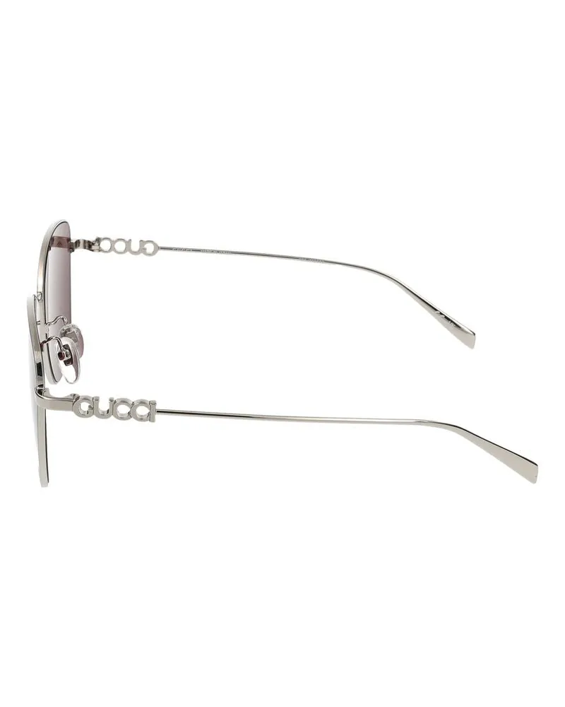 Gucci Women's Sunglasses  Gg1805sa 004 Silver Red 15-145 Metal Silver