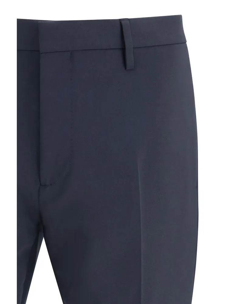 Dsquared2 Single-Breasted Wool-Blend Pant Suit — Navy Navy