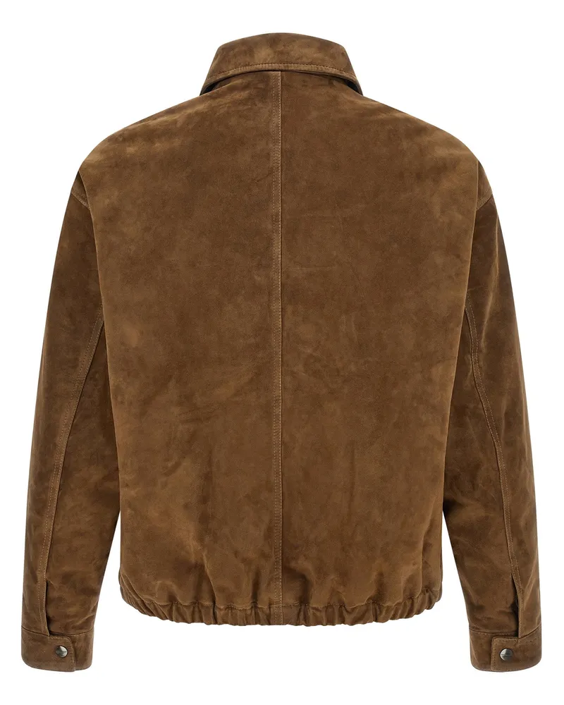 Giorgio Brato Suede Jacket — Brown Brown