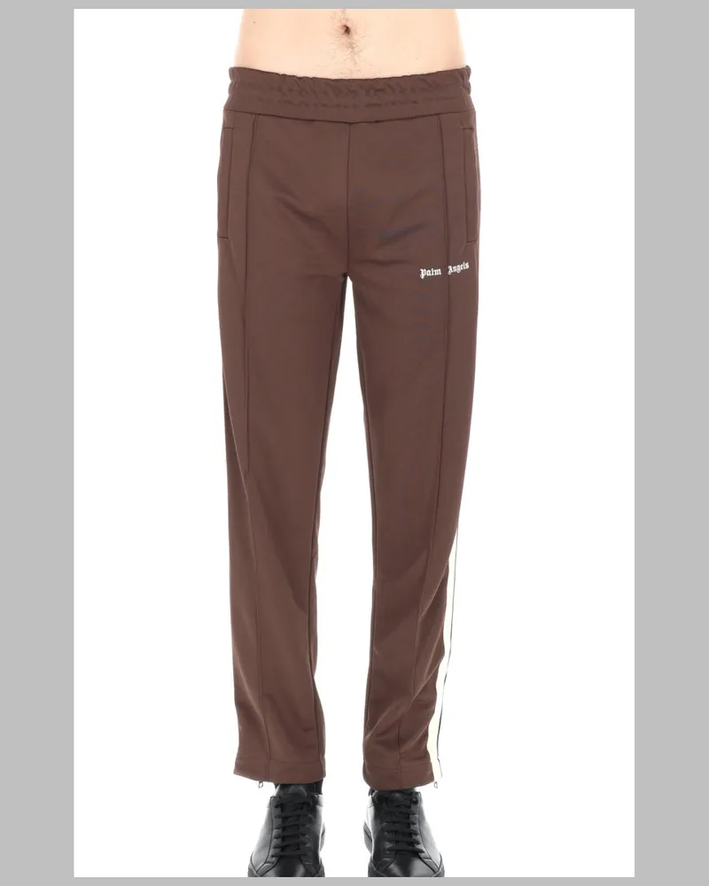 Palm Angels Classic Logo Track Trousers — Brown Brown