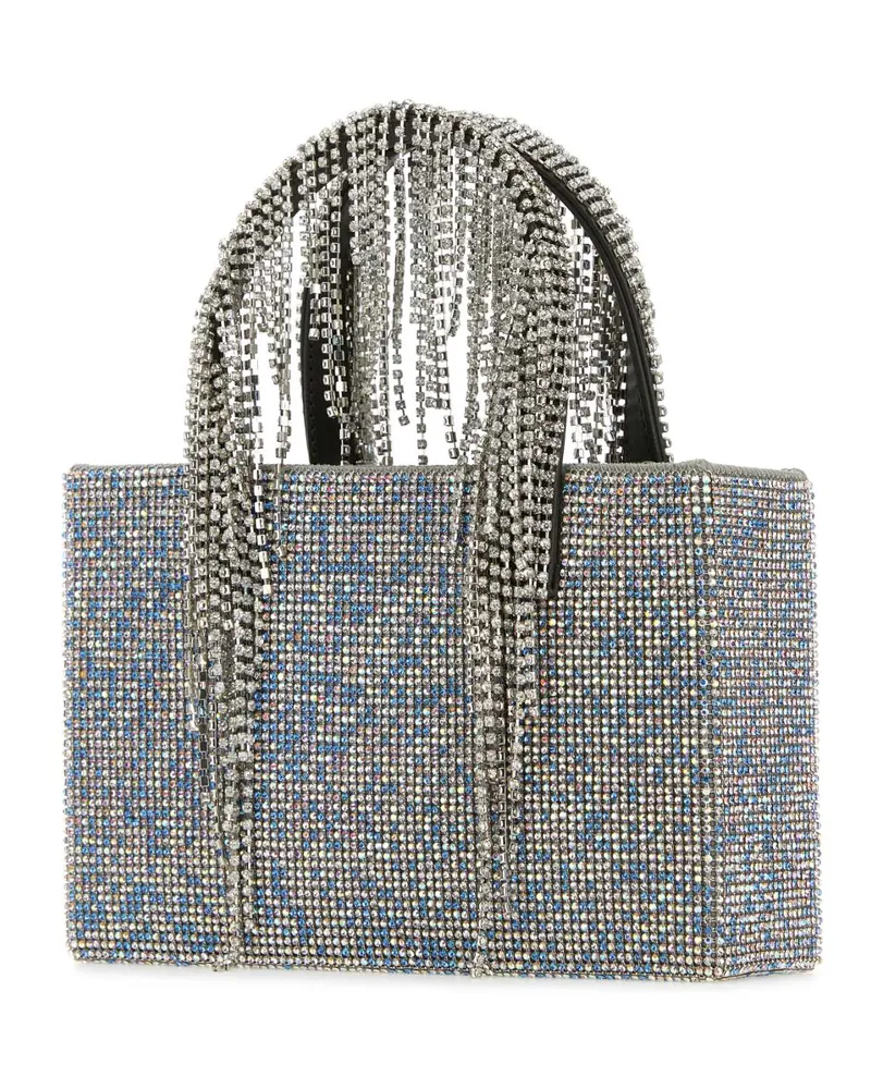KARA Women's Light-Blue Rhinestones Handbag Bluepixel Borse A Mano Blue