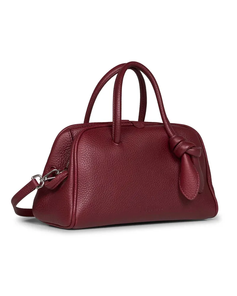 Jacquemus Turismo Top Handle Bag — Burgundy Burgundy