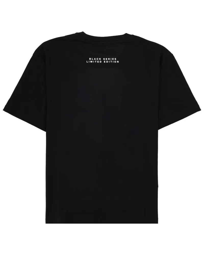 IH NOM UH NIT Printed Cotton T-Shirt — Black Black