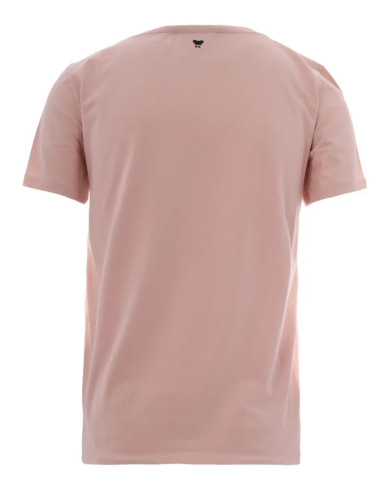 Max Mara Women's T-Shirt Basic Rose Cotton T-Shirts & Jerseys Pink