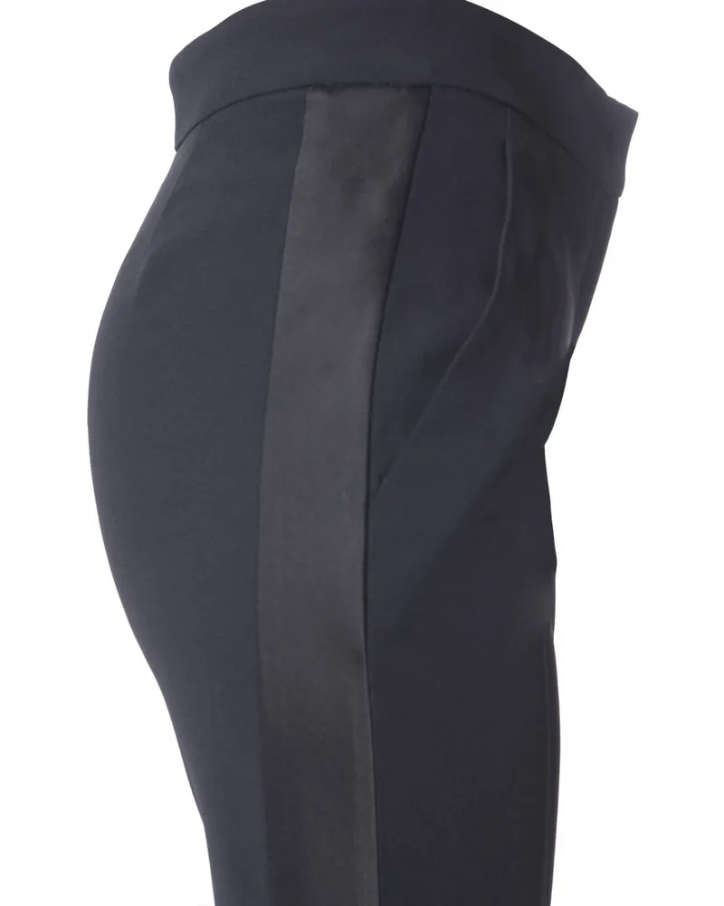 N° 21 Side-Band Trousers — Black Black