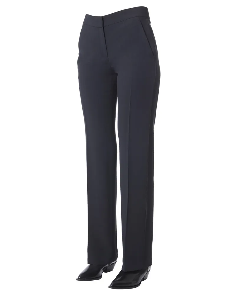N° 21 Side-Band Trousers — Black Black