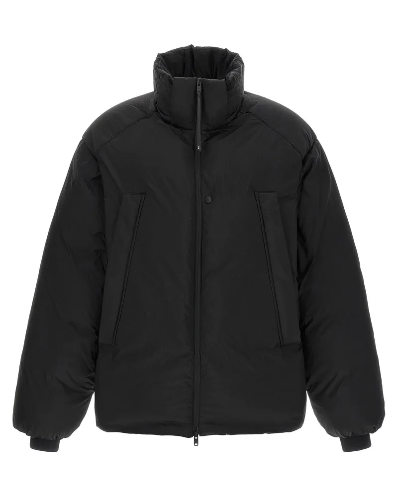 Y-3 Detachable Hood Down Jacket — Black Black