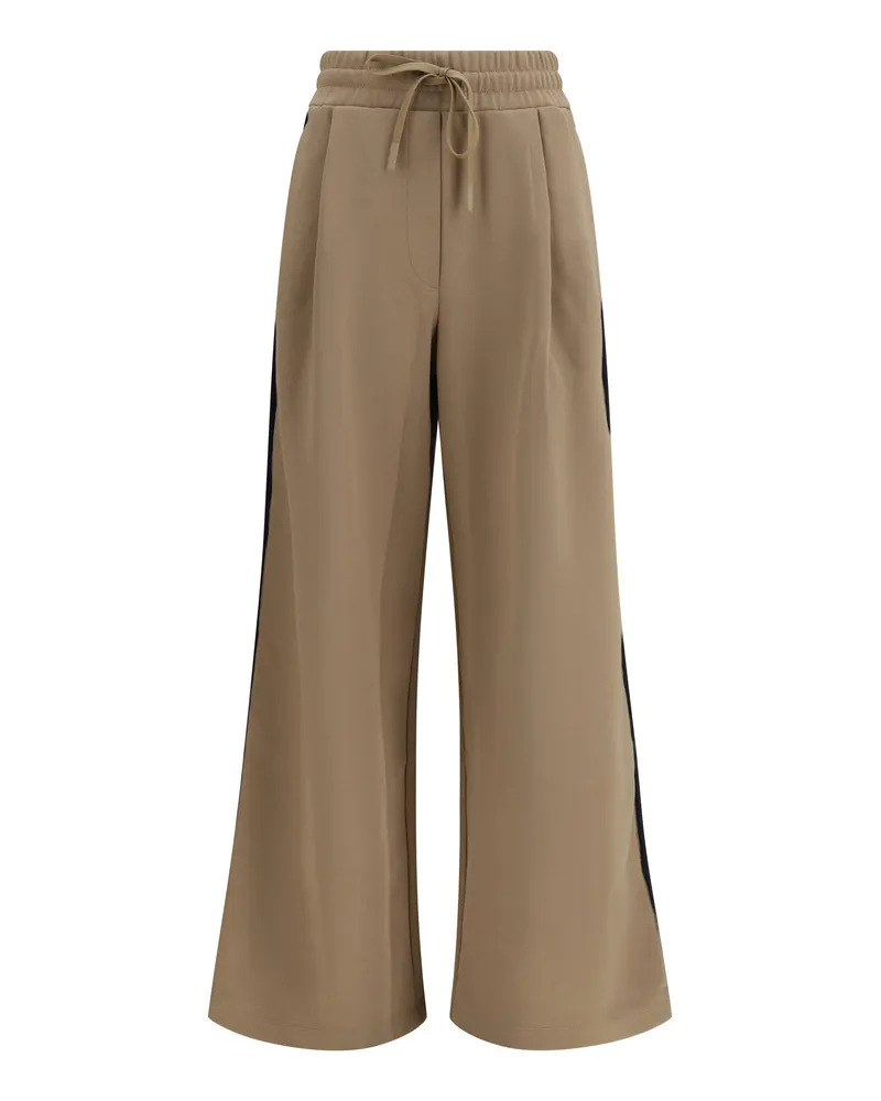 Max Mara Women's Trousers Perdoni Clay Cotton Beige