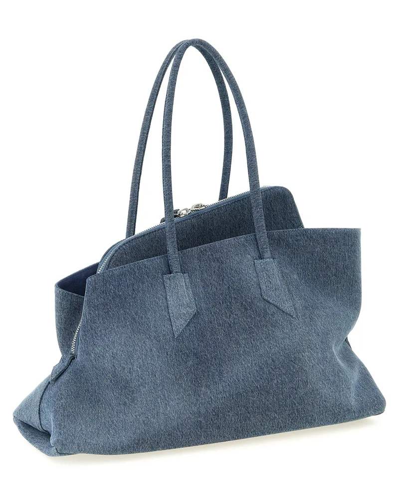 ATTICO Women's Blue Cotton Shoulder Bag Blue