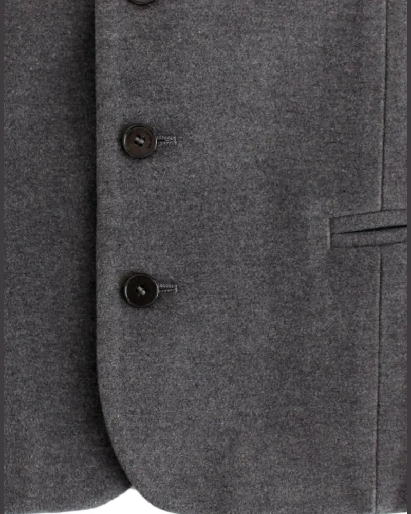 CoSTUME NATIONAL Men's Gray Cotton Blend Casual Vest Clothing Gray