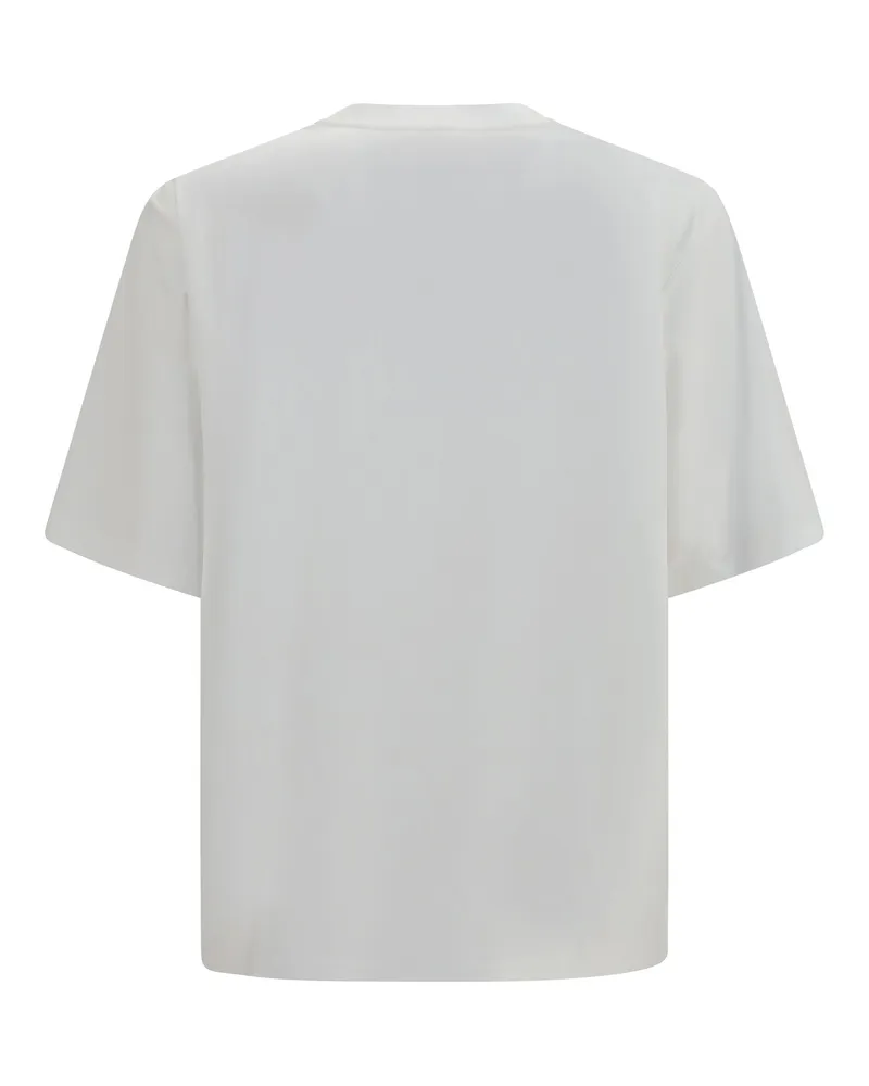 Róhe Women's Oversized T-Shirt Off White Cotton; Modal; Silk T-Shirts And Polos White