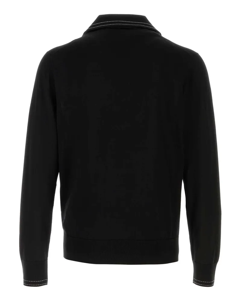 Dolce & Gabbana Nero Exterior: Silk Polo T-shirts And Polos Black
