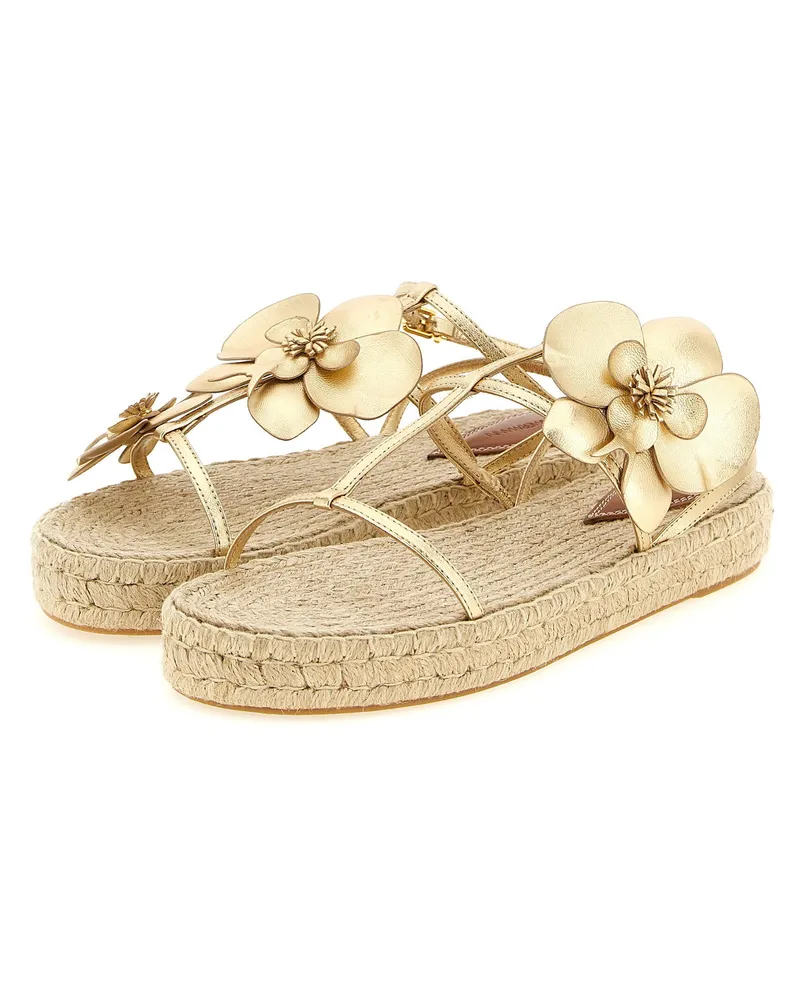 Zimmermann Orchid Sandal — Gold Gold
