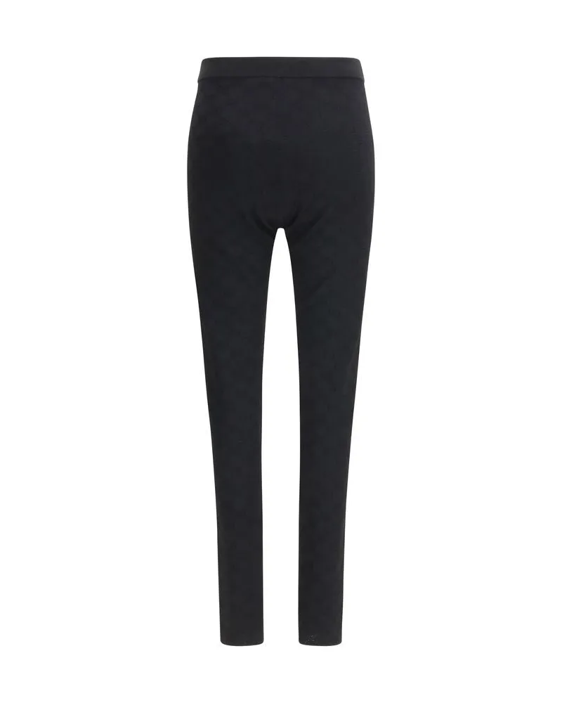 Gucci Women Black Viscose Leggings Clothing Black
