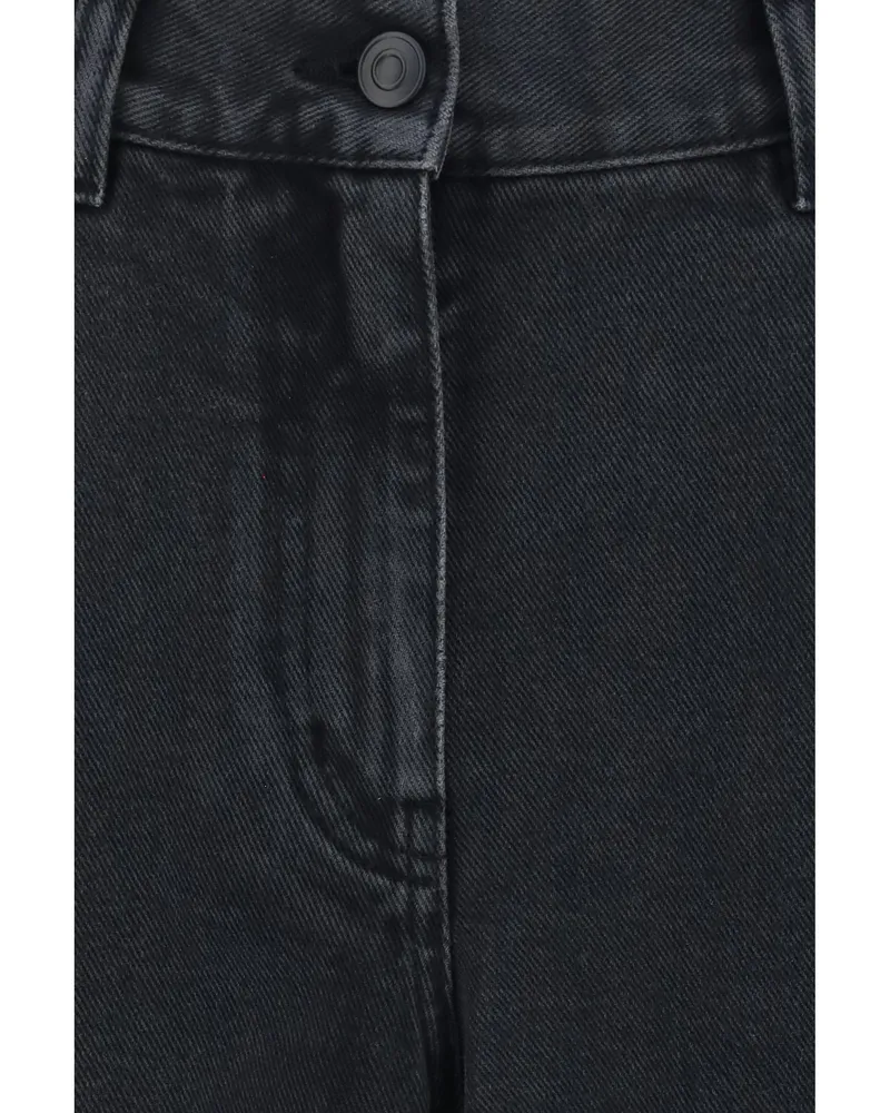 The Row Women's Jeans Fargo Washed Black Cotton Black
