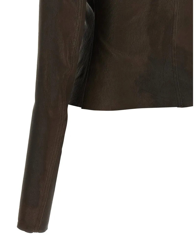 Rick Owens Gary Jacket — Brown Brown