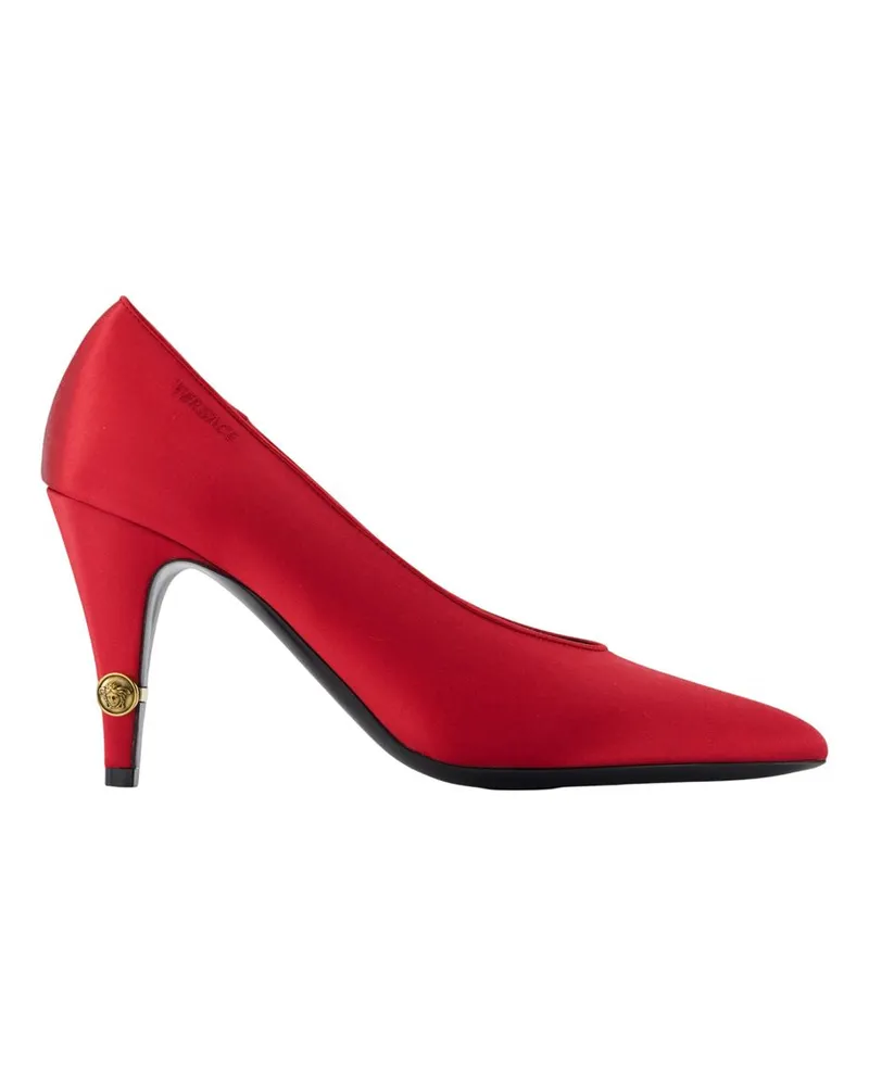 Versace Women's T.90 Pump Red Cotton Red