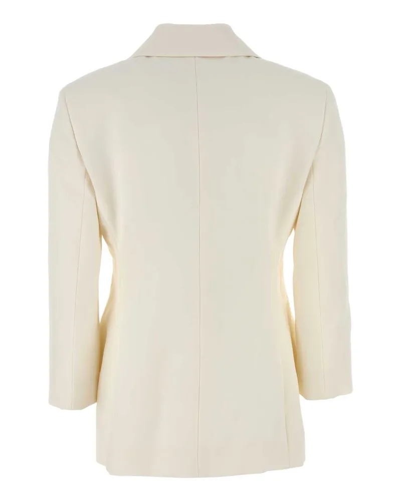 Givenchy Women's Breasted Blazer White Wool Blazers White