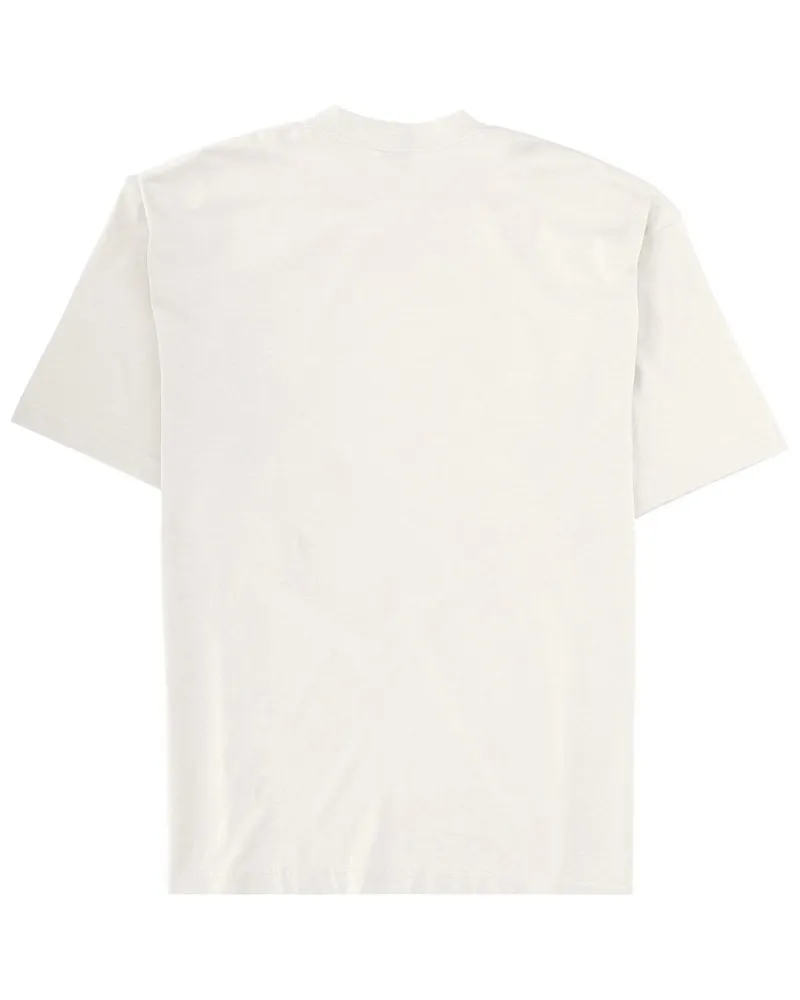 Balenciaga Logo-Printed T-Shirt — White White